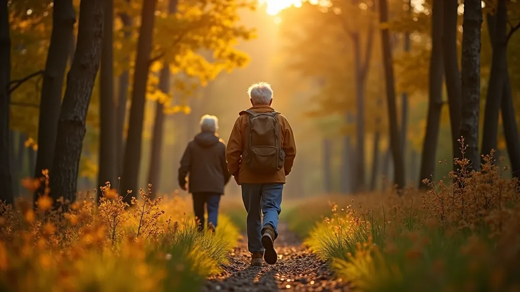 Seniori aktīvā atpūtā Latvijas dabā
